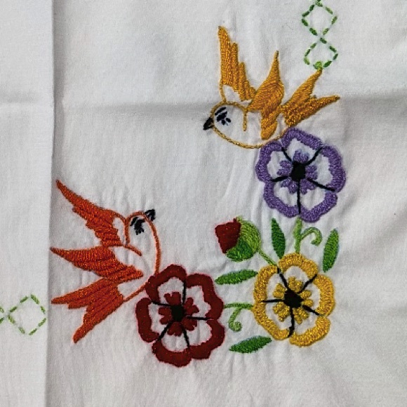 NEW Hand Made Embroidered Mexican Servilleta - Picture 2 of 9